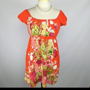 Speechless High Waisted Coral Dress.Medium.F66
